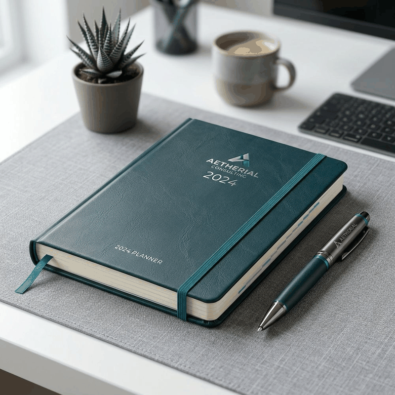 Premium Leather Planner Set