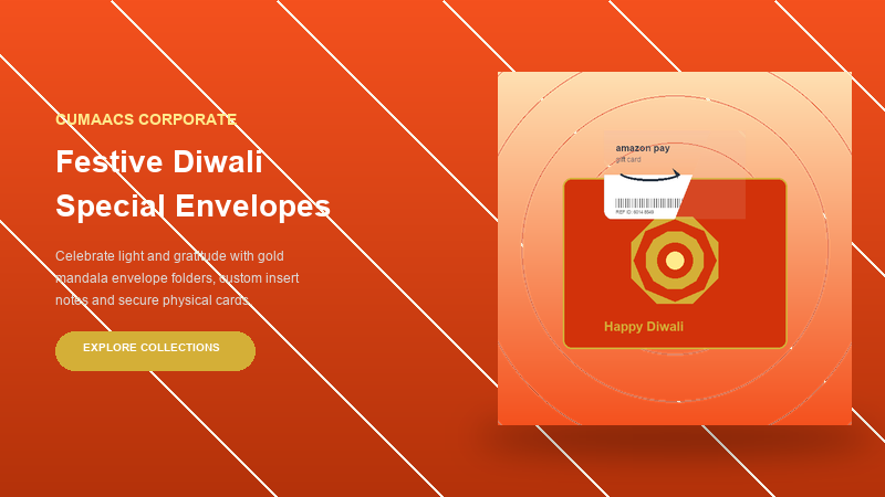 Physical Gift Cards Golden Box