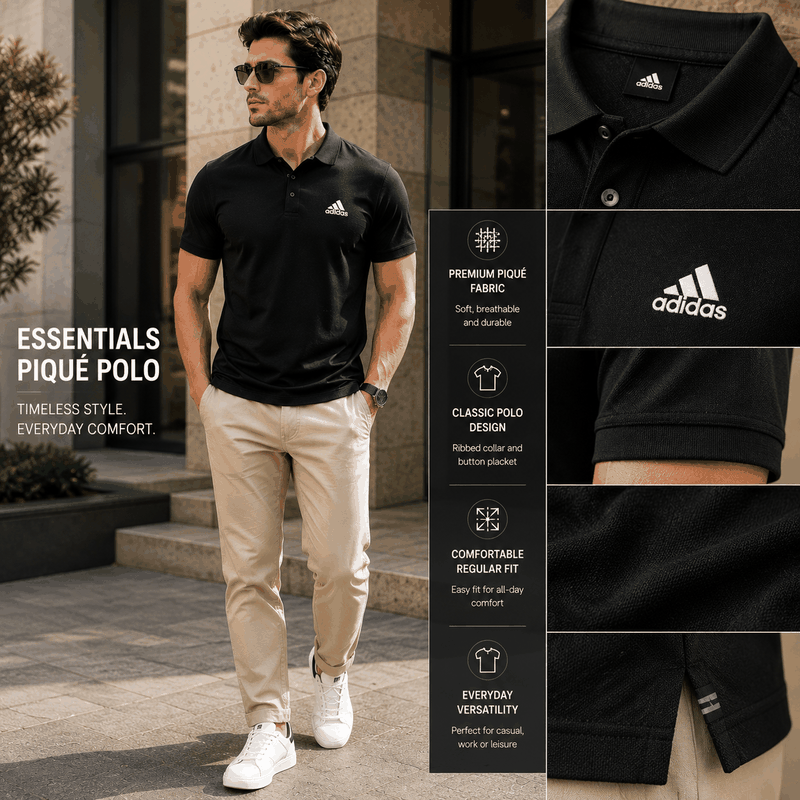 ADIDAS Essentials Piqué Polo