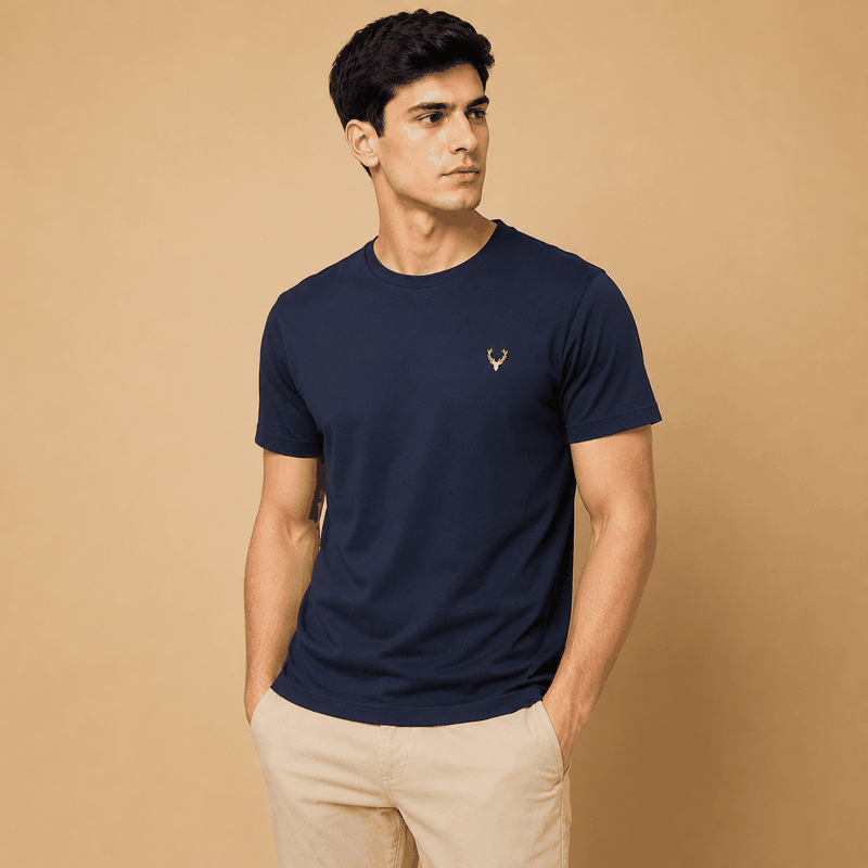 Allen Solly Crew Neck Cotton T-Shirt – Premium Round Neck T-Shirt